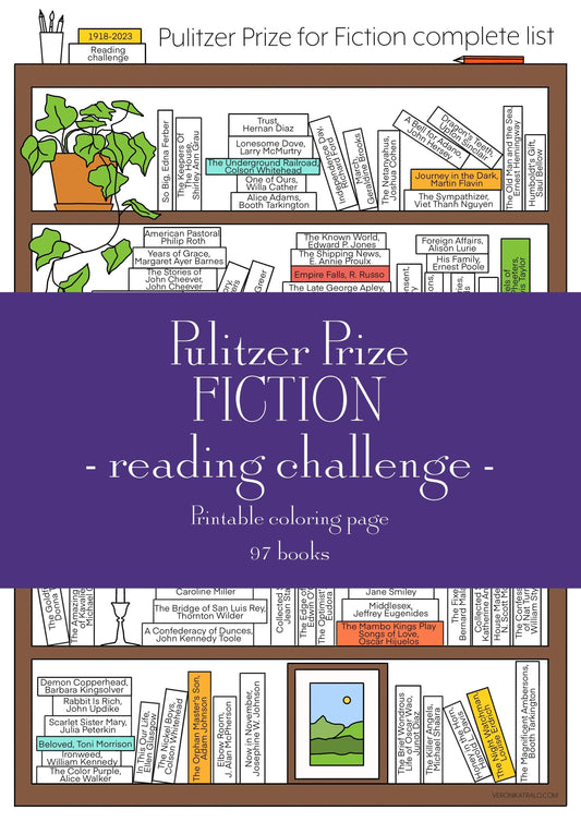 Digital download • Pulitzer Prize for FICTION reading challenge - amigoscanarios